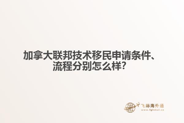 加拿大聯(lián)邦技術(shù)移民申請(qǐng)條件、流程分別怎么樣？