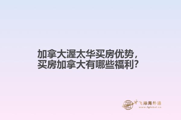加拿大渥太華買(mǎi)房?jī)?yōu)勢(shì)，買(mǎi)房加拿大有哪些福利？