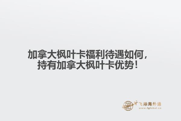 加拿大楓葉卡福利待遇如何，持有加拿大楓葉卡優(yōu)勢！