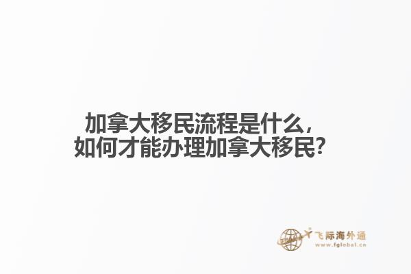 加拿大移民流程是什么，如何才能辦理加拿大移民？
