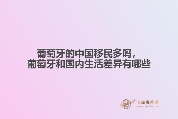 葡萄牙的中國(guó)移民多嗎，葡萄牙和國(guó)內(nèi)生活差異有哪些