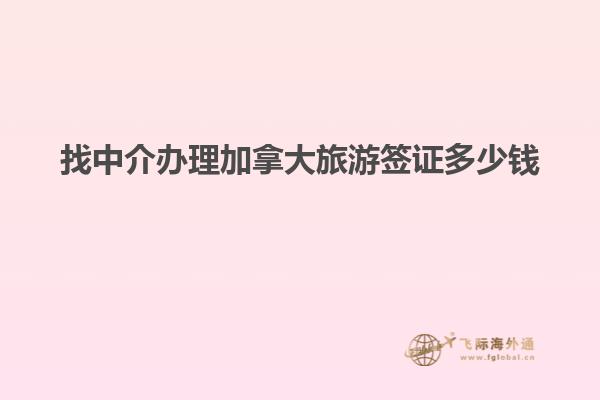 找中介辦理加拿大旅游簽證多少錢(qián)