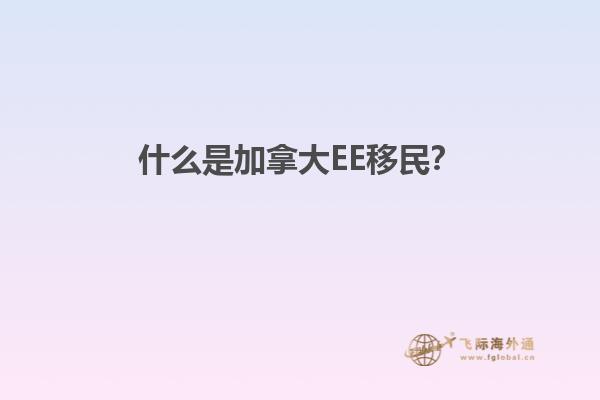 什么是加拿大EE移民？