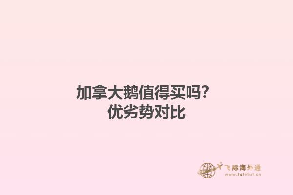 加拿大鵝值得買(mǎi)嗎？?jī)?yōu)劣勢(shì)對(duì)比