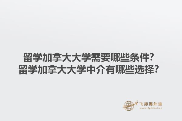 留學(xué)加拿大大學(xué)需要哪些條件？留學(xué)加拿大大學(xué)中介有哪些選擇？1.jpg